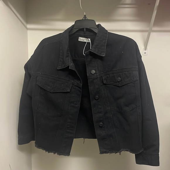 Jackets & Blazers - Black denim jacket NEW